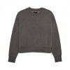 BLUZA DAMSKA FOX WORDMARK OVERSIZED FLEECE CREW PEWTER XS